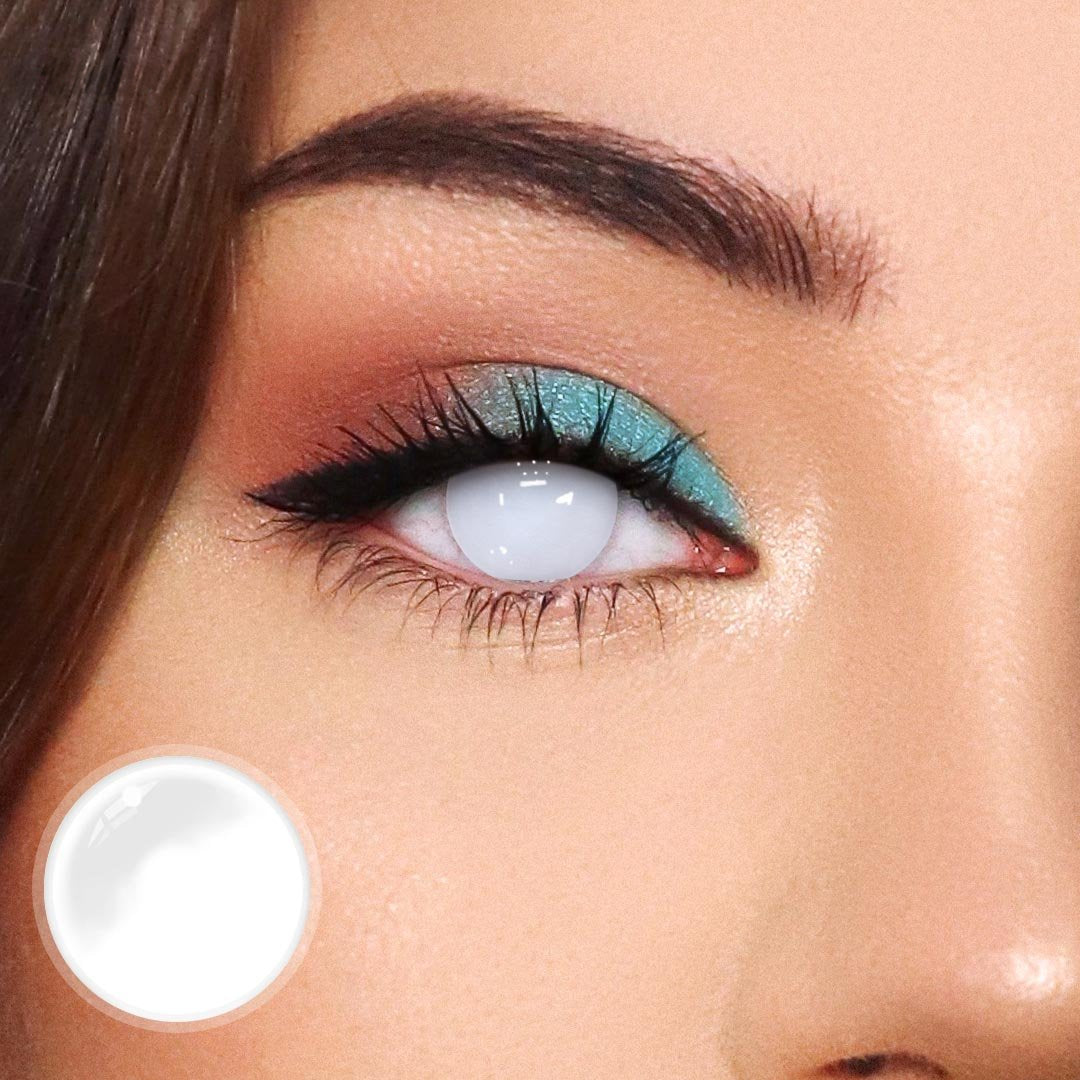 Eylumi Blind White Colored Contact Lenses