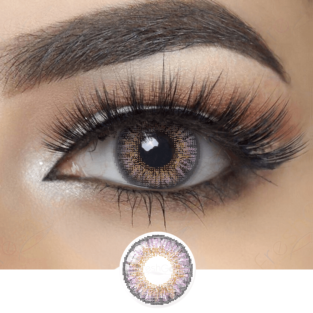 Eylumi 3 Tone Amethyst Colored Contact Lenses - image 2