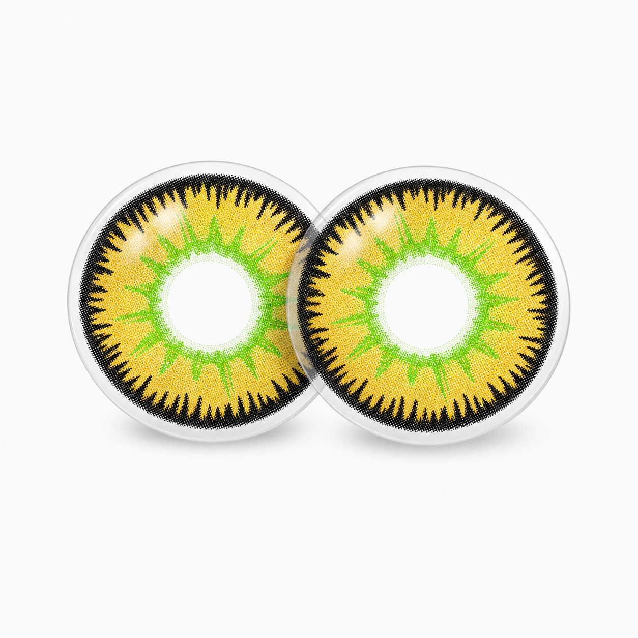 Eylumi Vega Yellow Green Colored Contact Lenses - image 2