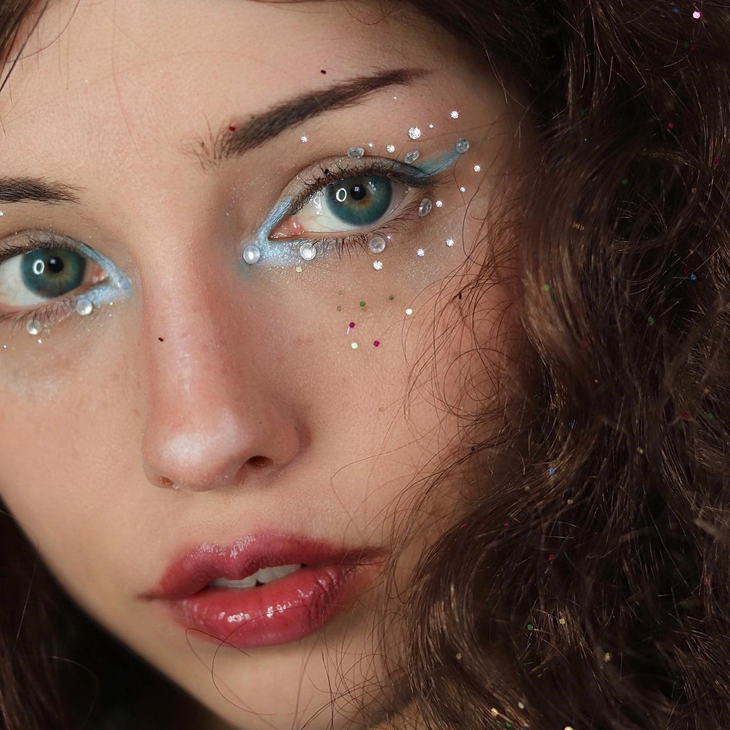 Eylumi Secret Garden Blue Colored Contact Lenses - image 2