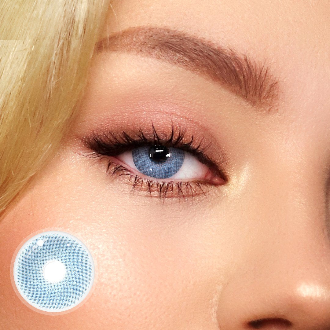 Eylumi Celestial Blue Colored Contact Lenses