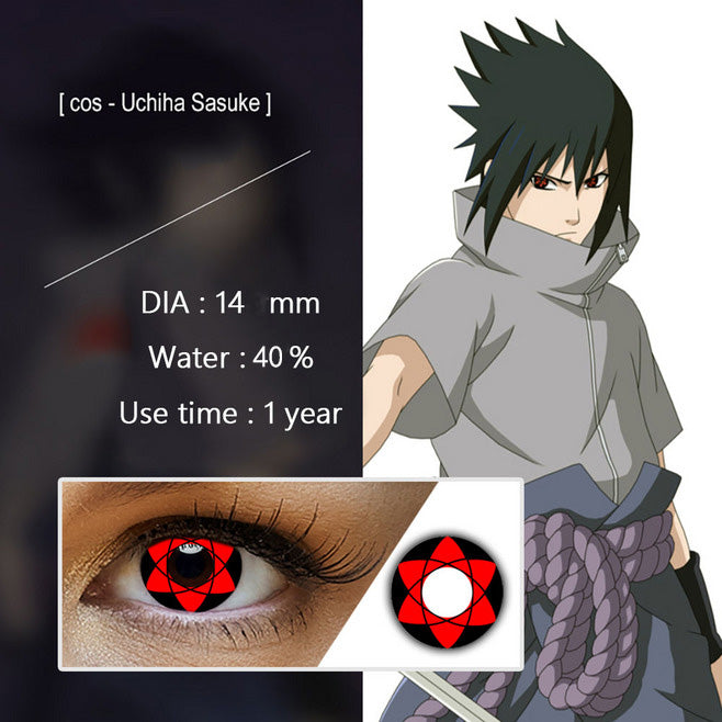 Eylumi Sasuke Mangekyou Sharingan Cosplay Contacts Colored Contact Lenses - image 2