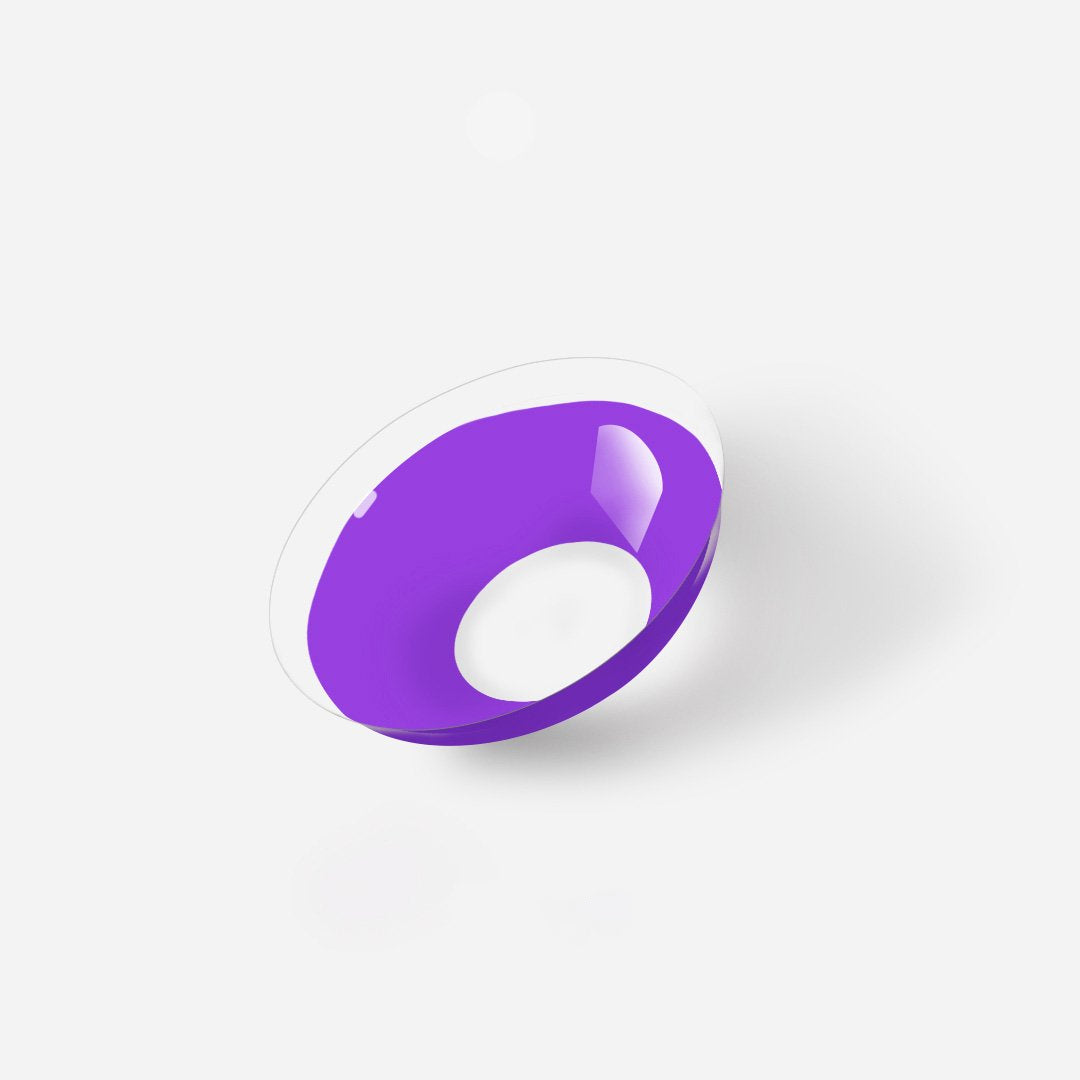 Eylumi Pure Purple Colored Contact Lenses - image 4