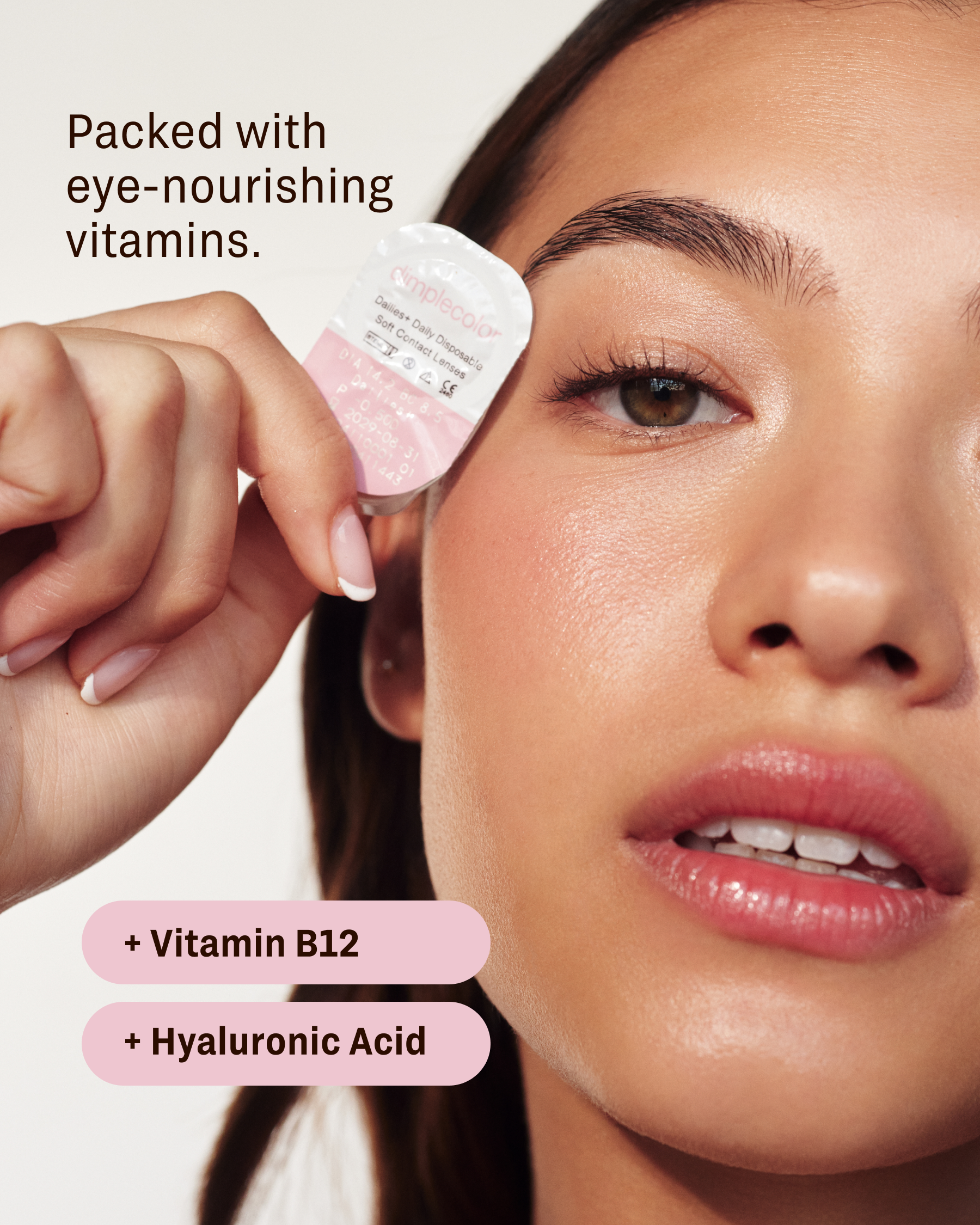 Eylumi Dailies+ Clear Lenses (10pc) Colored Contact Lenses - image 2
