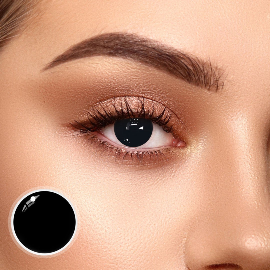 Eylumi Blind Black Colored Contact Lenses
