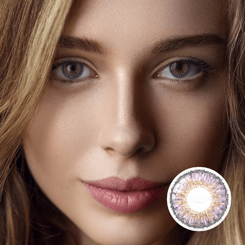 Eylumi 3 Tone Amethyst Colored Contact Lenses - image 4