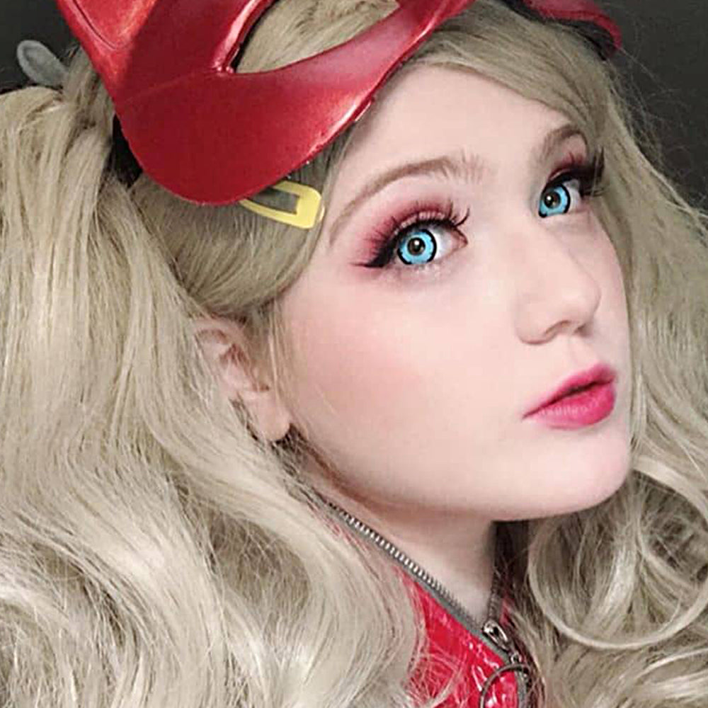Eylumi Twilight Blue Werewolf Halloween Contacts Colored Contact Lenses - image 2