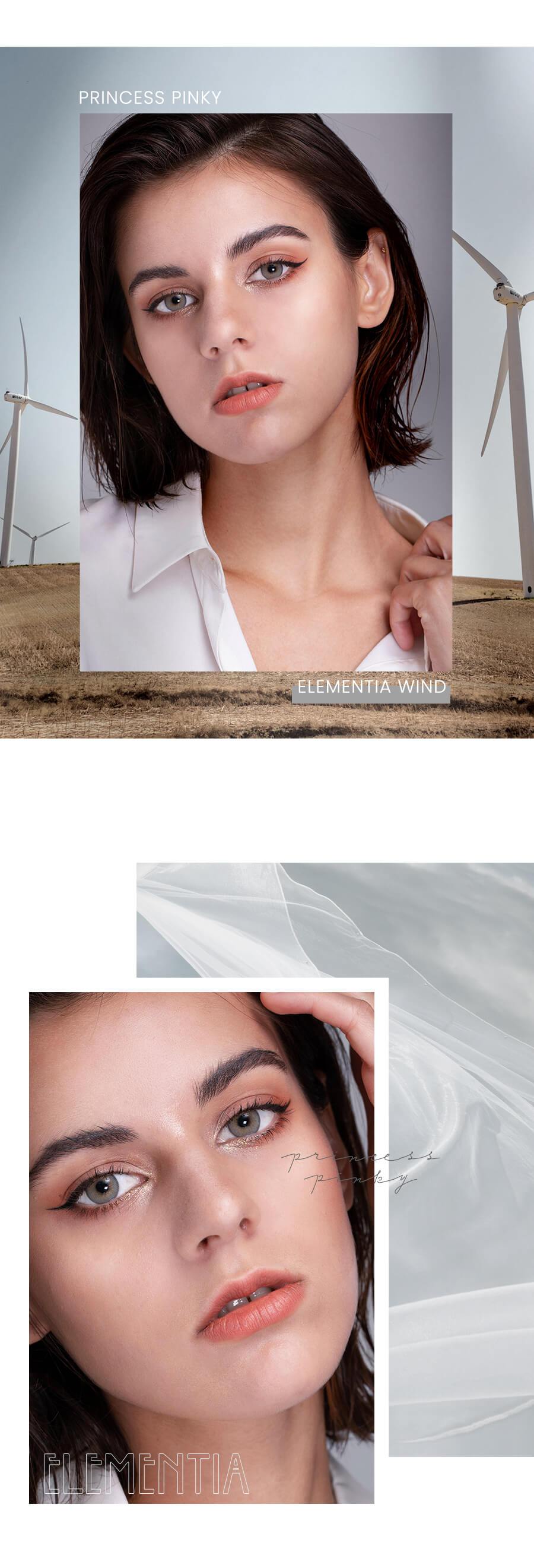 Eylumi Princess Pinky Elementia Wind Colored Contact Lenses - image 8