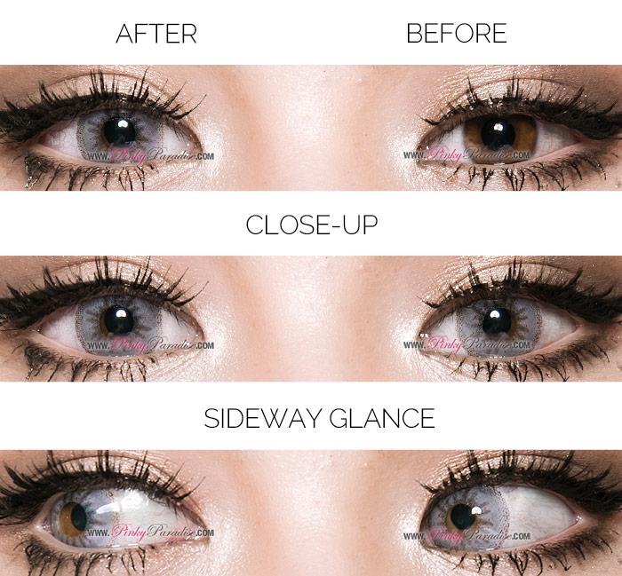 Eylumi Princess Pinky Sensual Grey Colored Contact Lenses - image 3