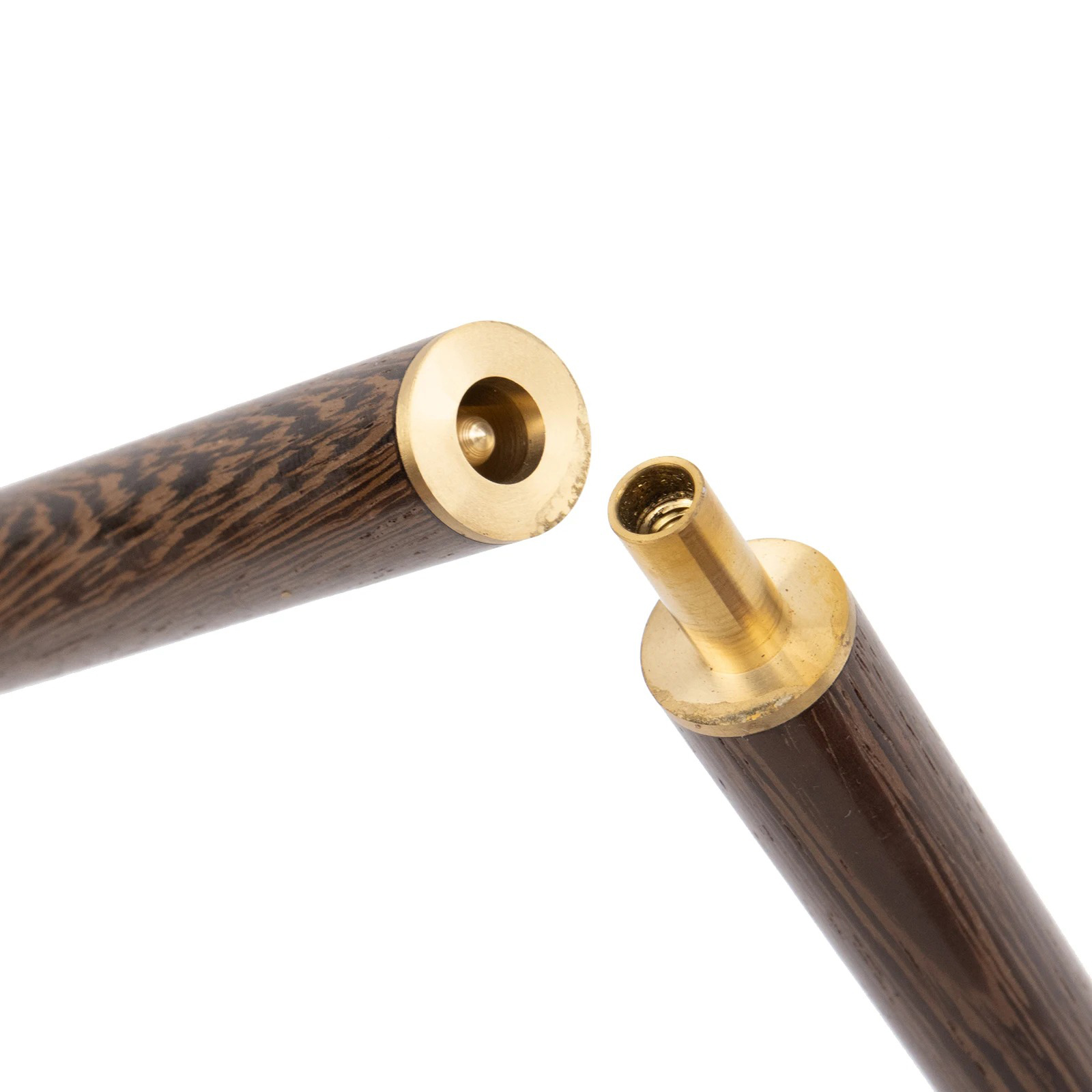 Handcrafted Wooden Walking Cane, Detachable 3-Piece Walking Stick with Classic Derby Handle