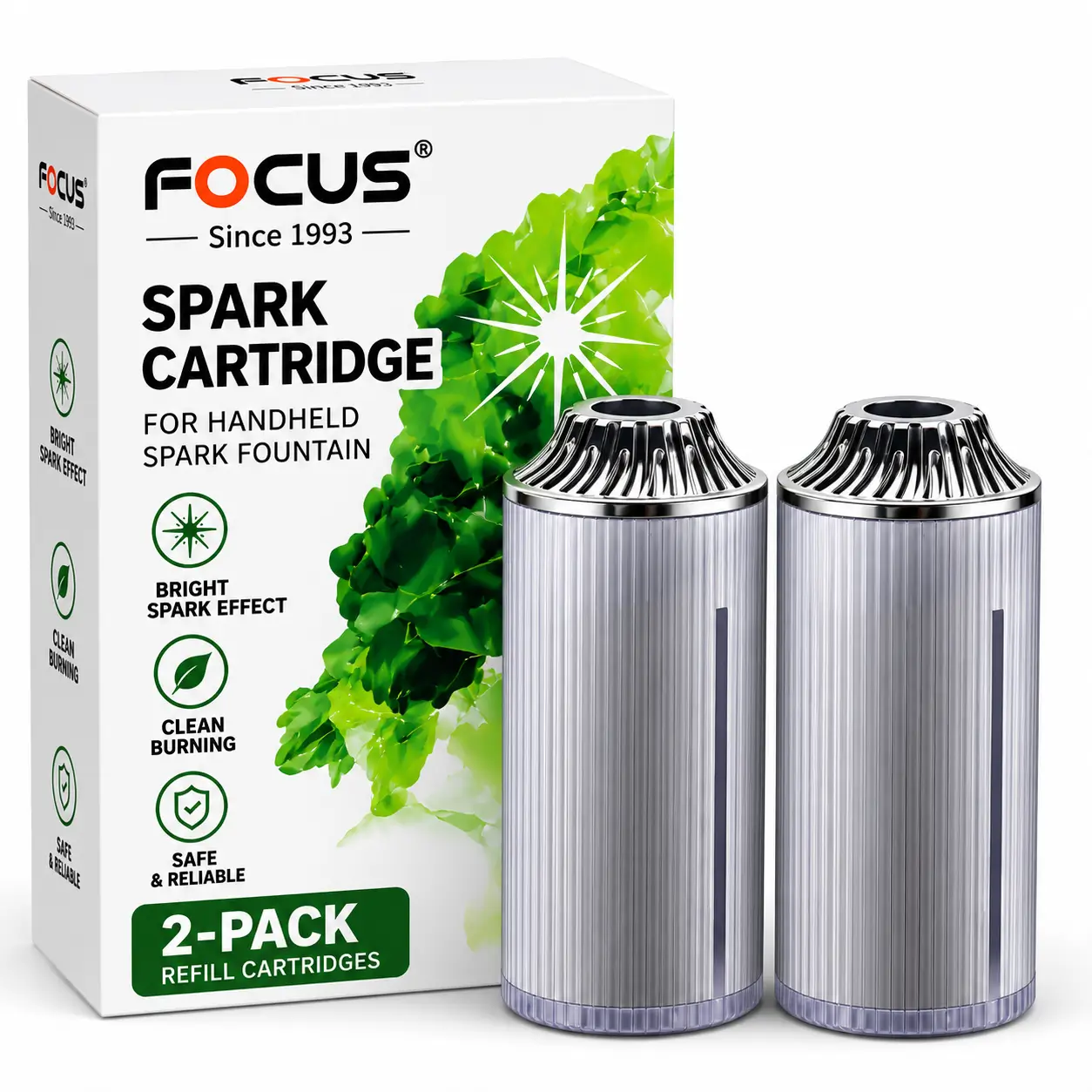 Replacement Spark Cartridges for Handheld Spark Fountain – 2/4/6 Pack
