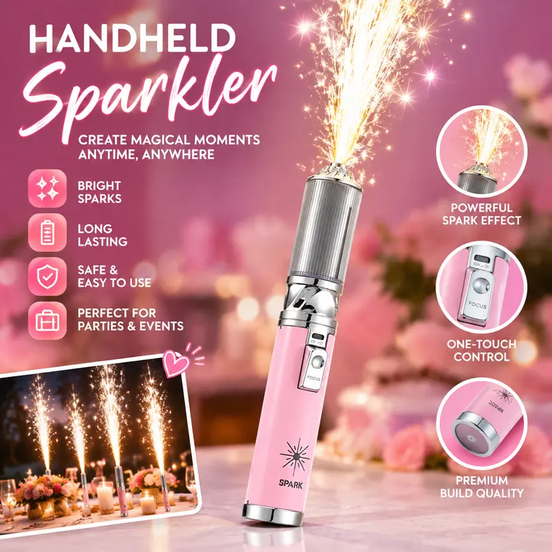 FOCUS Handheld Spark Fountain | Portable Spark Effect Device