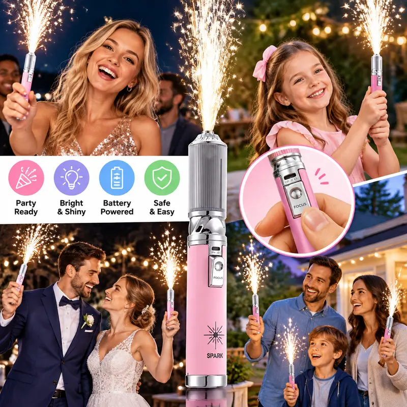 FOCUS Handheld Spark Fountain | Portable Spark Effect Device