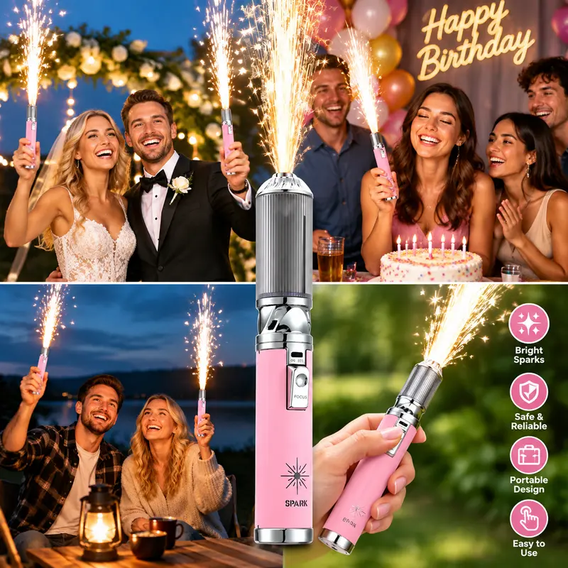 FOCUS Handheld Spark Fountain | Portable Spark Effect Device