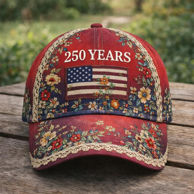 🔥🔥New Year 50% Off--🏆Hand-Embroidered Artisan Cap💖US 250th Anniversary Casual Hat