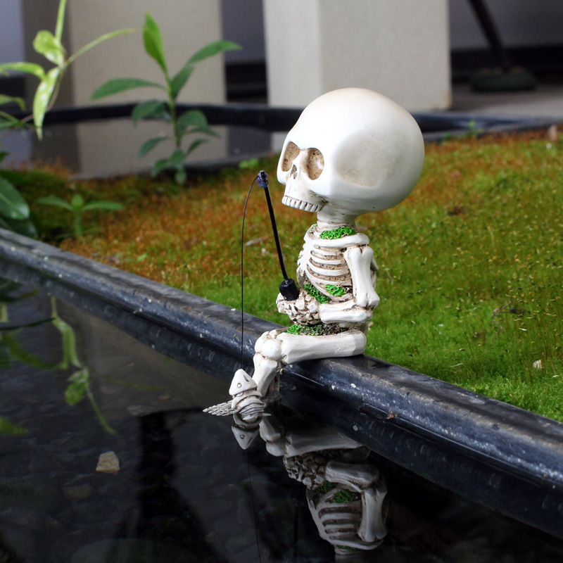 🔥HOT SALE 40% OFF🔥FISHING SKELETON GARDEN ACCESSORY💀