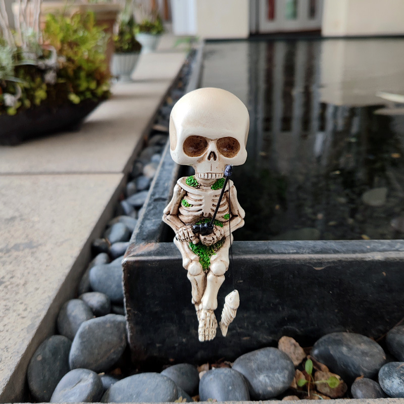 🔥HOT SALE 40% OFF🔥FISHING SKELETON GARDEN ACCESSORY💀