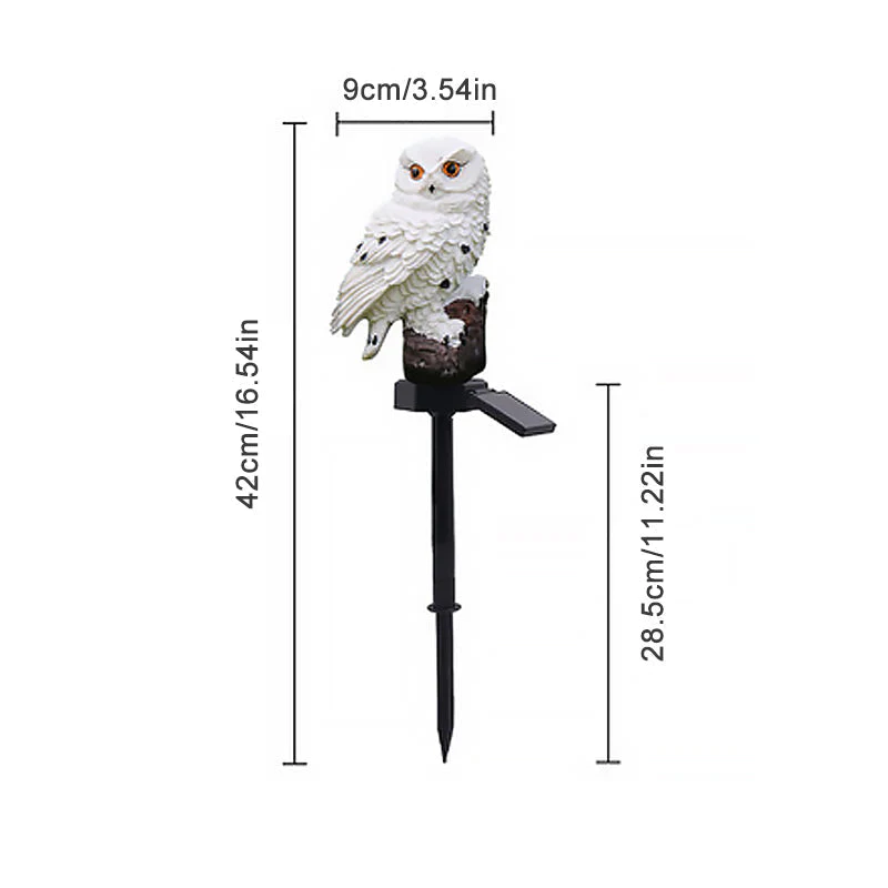 Animal Figure Garden Solar Post