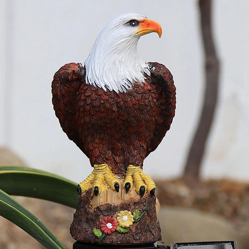 Animal Figure Garden Solar Post