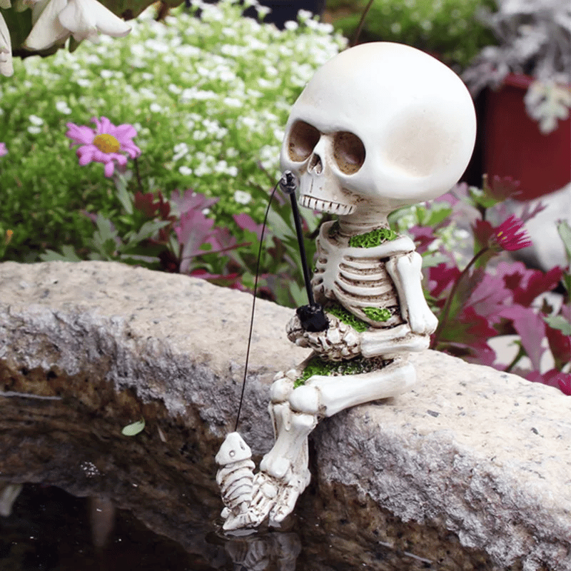 🔥HOT SALE 40% OFF🔥FISHING SKELETON GARDEN ACCESSORY💀
