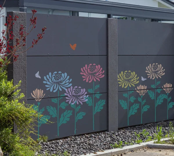 🔥Summer Hot Sale Promotion-49% OFF🌻-Garden Fence Large Flower Stencils-DIY decoration