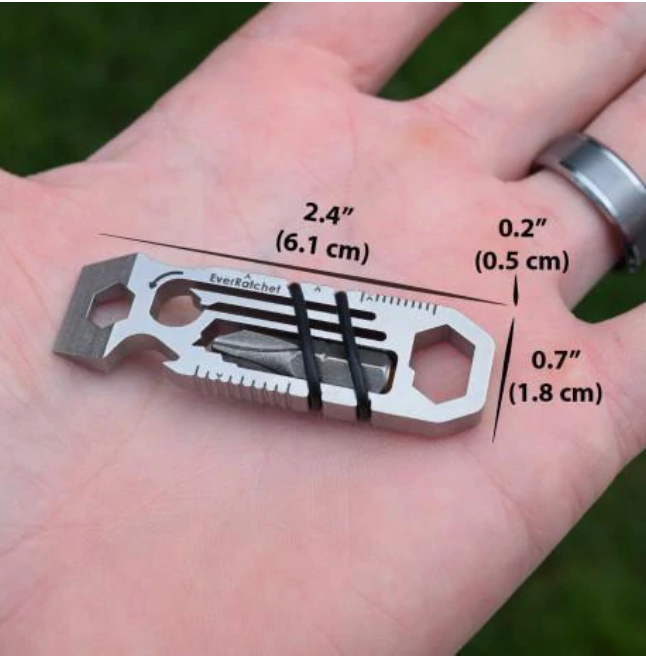 6 In 1 Multi-Tool Keychain
