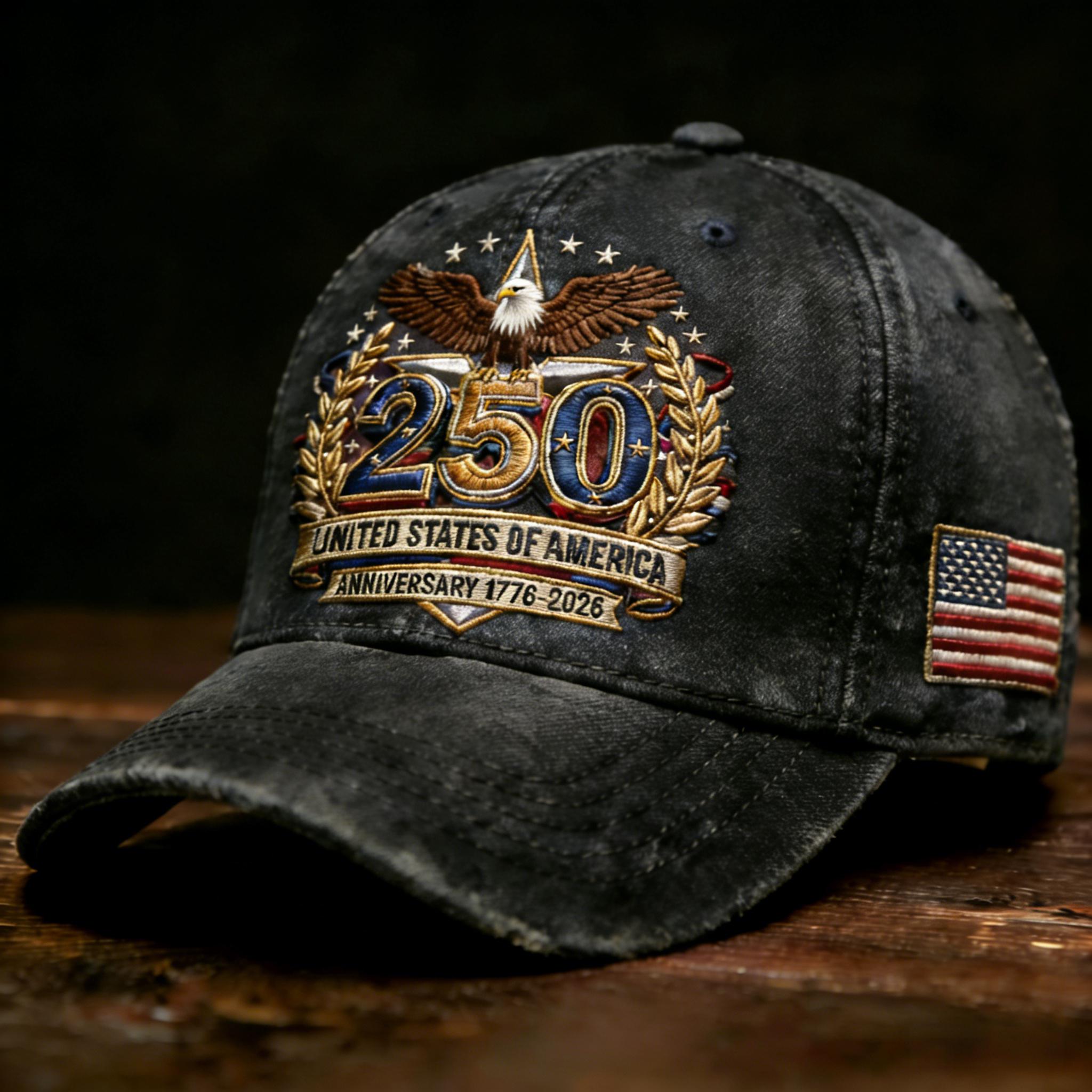 250th Anniversary of the United States Embroidered Cap