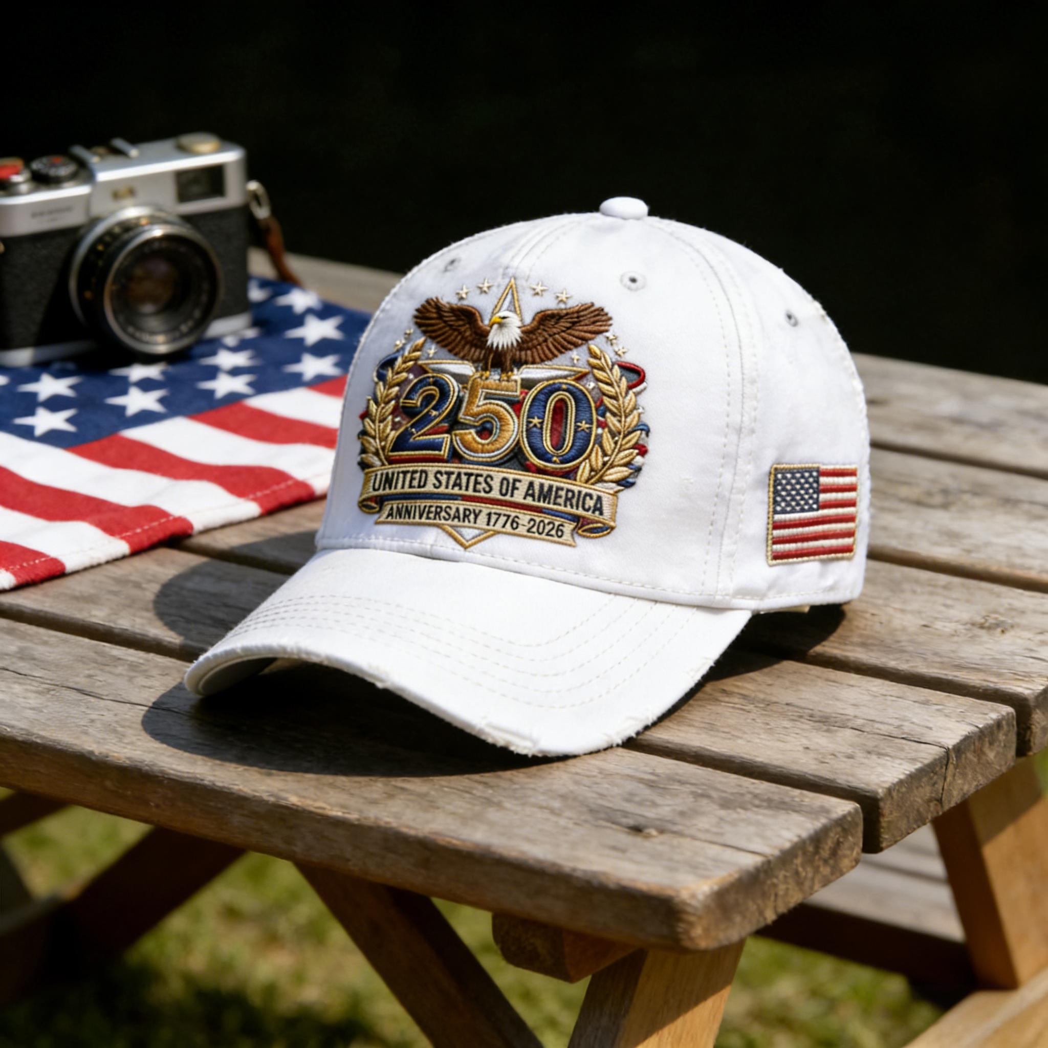 250th Anniversary of the United States Embroidered Cap