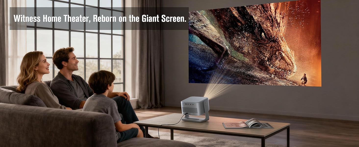 Home Theater Smart 4K Projector