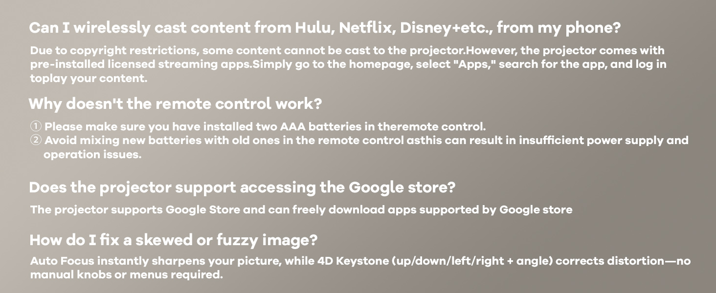 video projector