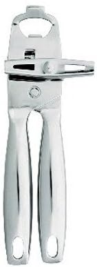 Classic Stainless Steel Manual Tin Opener with Bottle Opener