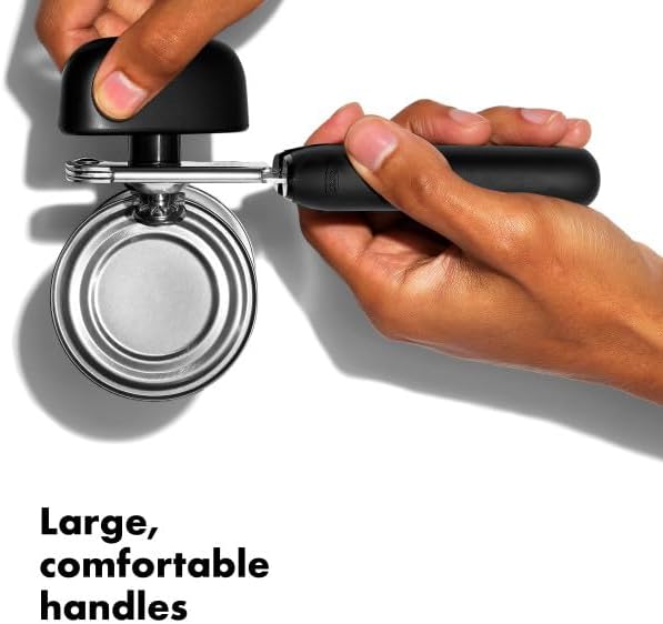 Ergonomic Soft-Grip Manual Can Opener (Non-Slip Handheld)