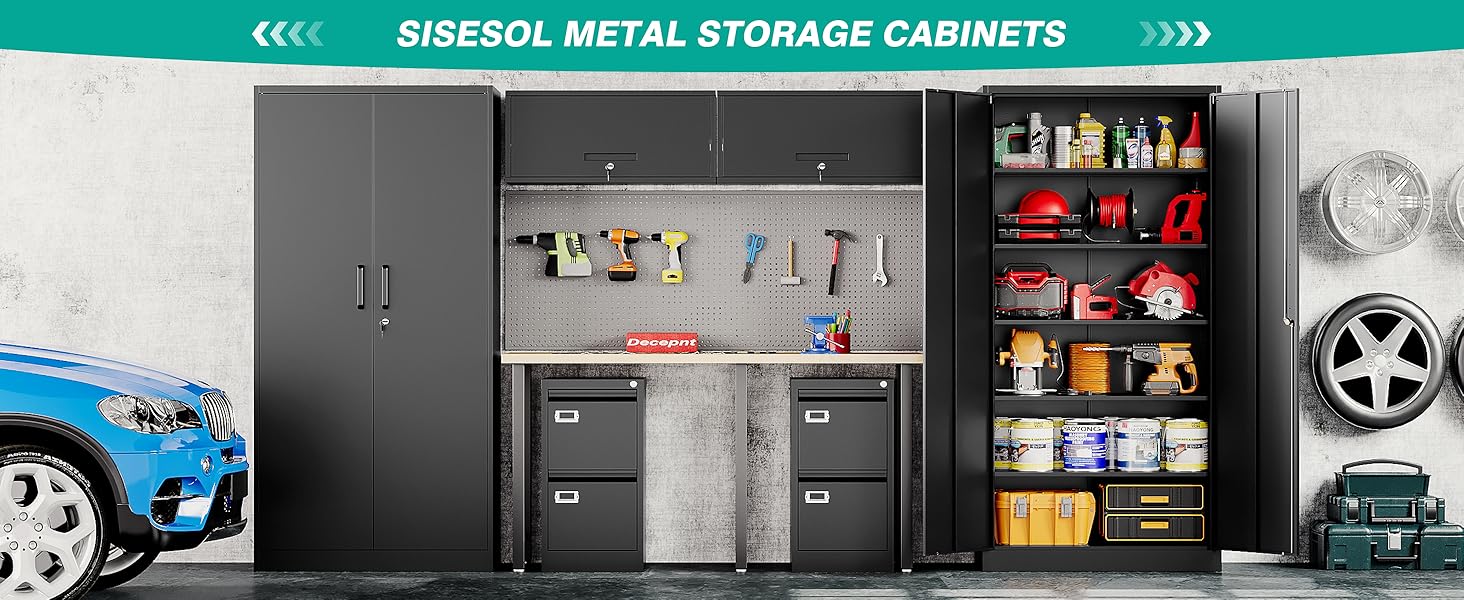 metal storage cabinet