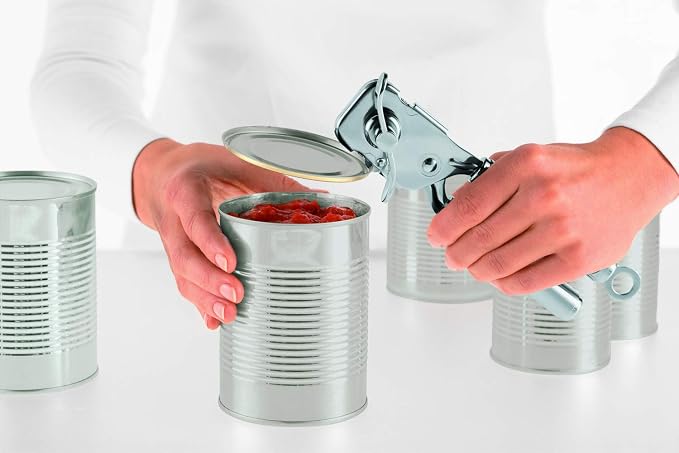 Smooth-Edge Safety Tin Opener (18/10 Stainless Steel, No Sharp Edges)