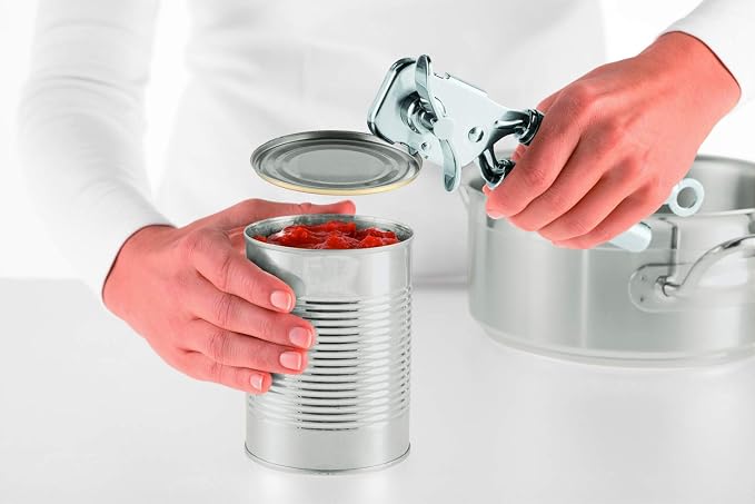 Smooth-Edge Safety Tin Opener (18/10 Stainless Steel, No Sharp Edges)
