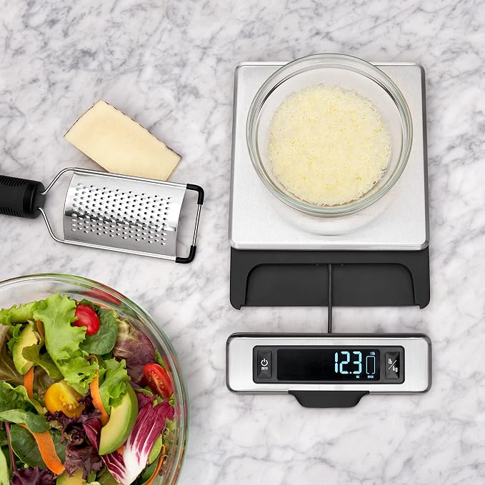 Slim Stainless Steel Digital Kitchen Food Scale (5kg Capacity)