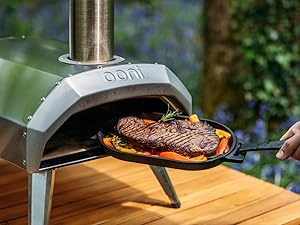 Ooni Karu 12 cast iron steak