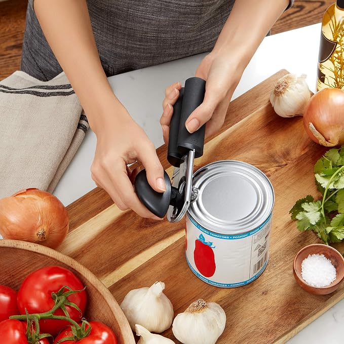 Ergonomic Soft-Grip Manual Can Opener (Non-Slip Handheld)