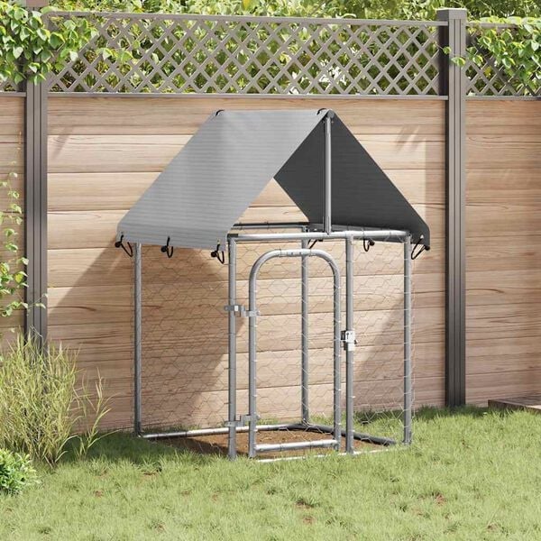 Outdoor Dog Kennel with Roof 100x100x150 cm-petscare-ltd.com