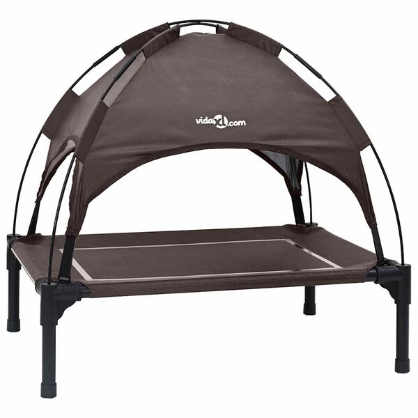 Dog Bed 63 x 49.5 x 60 cm Steel Brown-petscare-ltd.com
