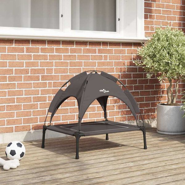 Dog Bed 63 x 49.5 x 60 cm Steel Brown-petscare-ltd.com
