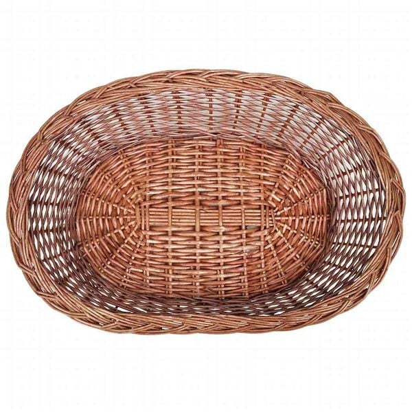 Willow Dog Basket/Pet Bed Natural 70 cm-petscare-ltd.com