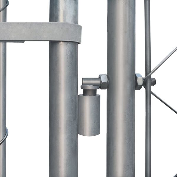 Outdoor Dog Kennel Galvanised Steel 2x2x1 m-petscare-ltd.com