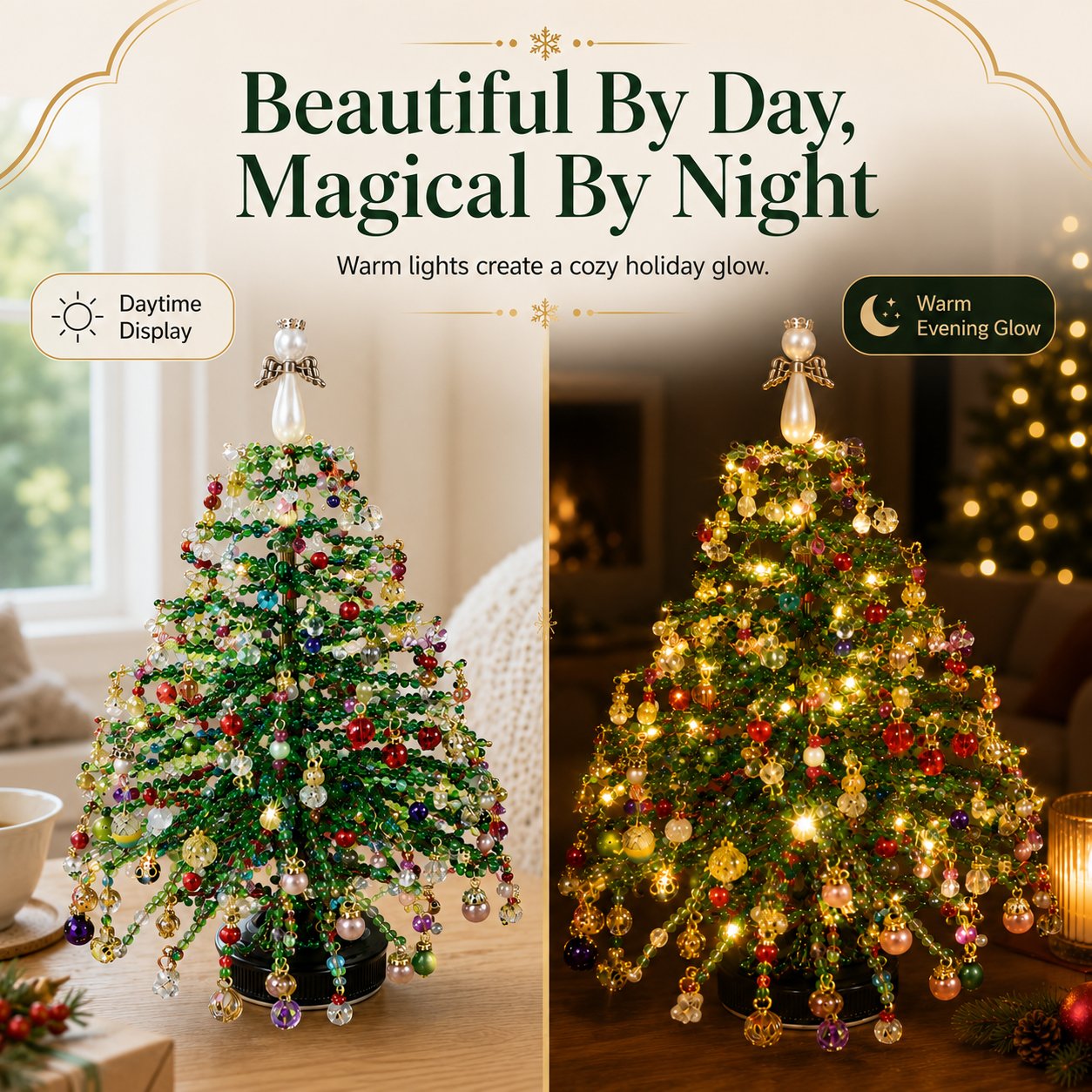 DIY Beaded Christmas Tree Kit