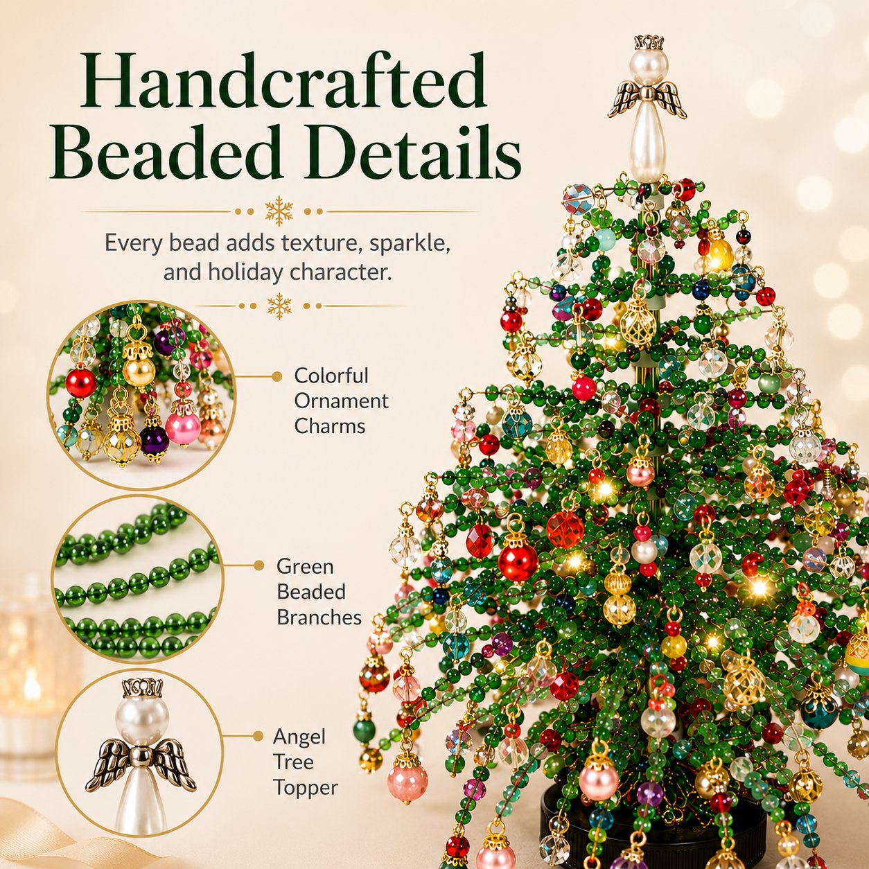 DIY Beaded Christmas Tree Kit