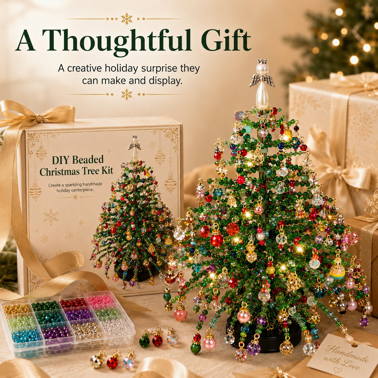 DIY Beaded Christmas Tree Kit