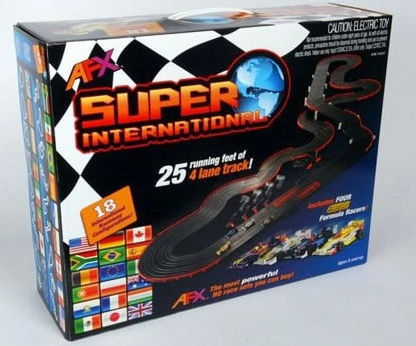 HO 4-Lane Super International Race Car Set - Curated Treasures Market