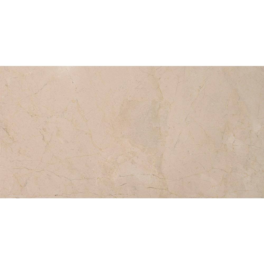 MSI Crema Marfil 12 in. x 24 in. Polished Marble Floor and Wall Tile (10 Sq. ft./Case)
