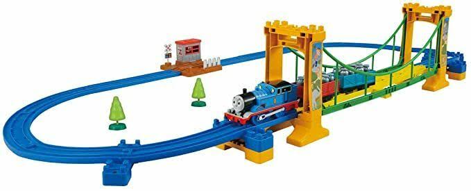 Thomas u0026 Friends Cable Suspension Bridge Set (Plarail)