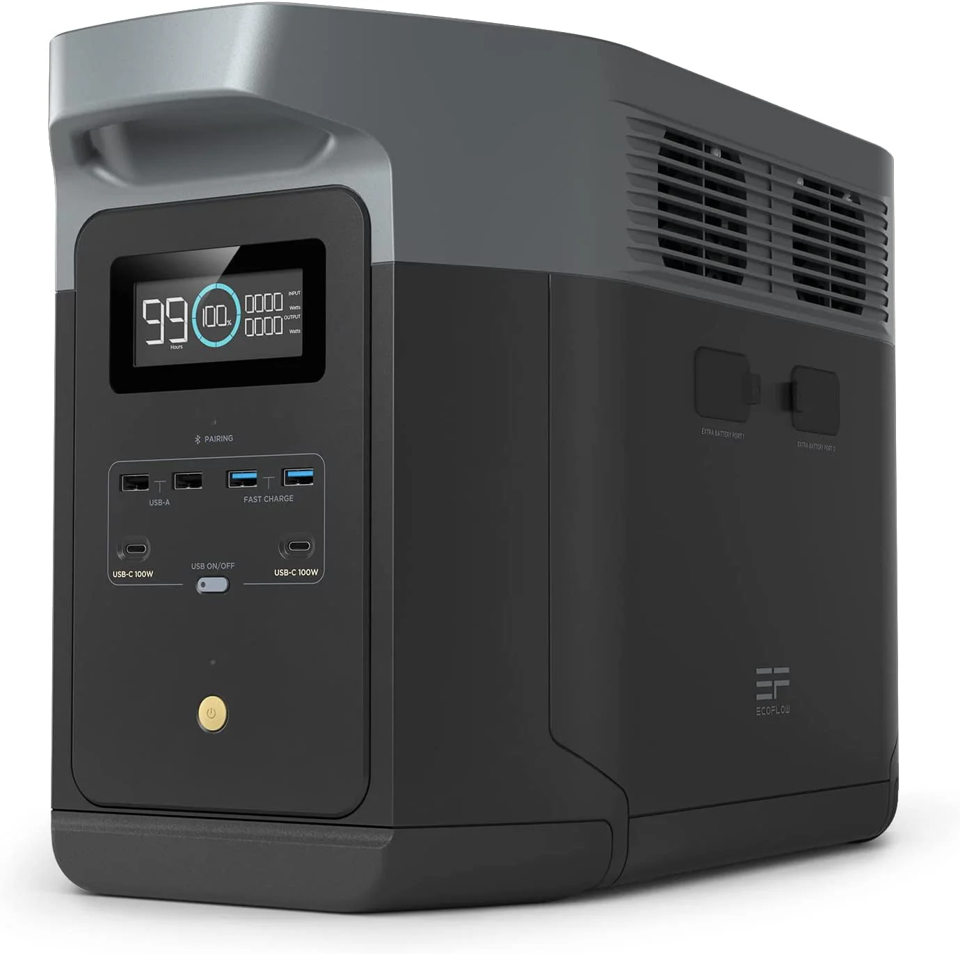EcoFlow Portable Power Station DELTA 2 Max,1260Wh Capacity LFP Battery, Full Charge in 1 Hr